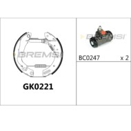 GK0221.JPG Kit Ganasce Freno Posteriore Ford Maverick Nissan Terrano Ii Gk0221 Bremsi