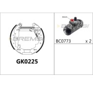 GK0225.JPG Kit Ganasce Freno Posteriore Santana Samurai Suzuki Samurai Fuoristrada Chiuso Samurai Fuoristrada Aperto Gk0225 Brem