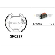 GK0227.JPG Kit Ganasce Freno Posteriore Ford Fiesta Cassone/coda Spiovente Fiesta Furgonato Fiesta Iii Gk0227 Bremsi