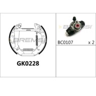 GK0228.JPG Kit Ganasce Freno Posteriore Audi 90 Seat Cordoba Cordoba Vario Ibiza Ii Volkswagen Golf Iii Variant Passat Variant G