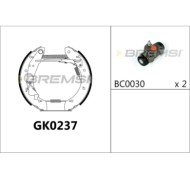 GK0237.JPG Kit Ganasce Freno Posteriore Peugeot 405 Ii 405 Ii Break Gk0237 Bremsi