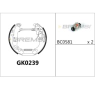GK0239.JPG Kit Ganasce Freno Posteriore Ford Fiesta Iv Ka Puma Gk0239 Bremsi