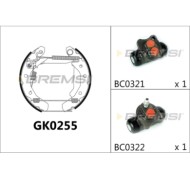 GK0255.JPG Kit Ganasce Freno Posteriore Daewoo Tico Gk0255 Bremsi
