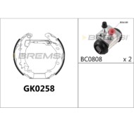 GK0258.JPG Kit Ganasce Freno Posteriore Lancia Ypsilon Gk0258 Bremsi