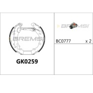 GK0259.JPG Kit Ganasce Freno Posteriore Lancia Ypsilon Gk0259 Bremsi