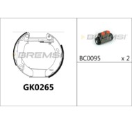 GK0265.JPG Kit Ganasce Freno Posteriore Ford Escort V (aal Abl) Gk0265 Bremsi