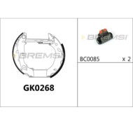 GK0268.JPG Kit Ganasce Freno Posteriore Ford Escort Classic (aal Abl) Gk0268 Bremsi