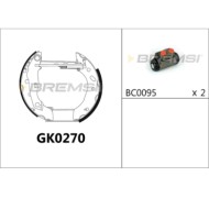 GK0270.JPG Kit Ganasce Freno Posteriore Ford Fiesta Furgonato Fiesta Iv Gk0270 Bremsi