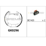GK0296.JPG Kit Ganasce Freno Posteriore Ford Focus I (daw Dbw) Gk0296 Bremsi