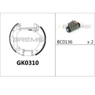 GK0310.JPG Kit Ganasce Freno Posteriore Ford Mondeo I Mondeo I Tre Volumi Mondeo Ii Mondeo Ii Turnier Mondeo Ii Tre Volumi Renau