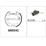 GK0341.JPG Kit Ganasce Freno Posteriore Ford Transit Autobus Transit Furgonato Transit Pianale Piatto/telaio Transit Tourneo Gk0