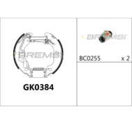 GK0384.JPG Kit Ganasce Freno Posteriore Fiat Punto Punto Cassone/coda Spiovente Gk0384 71740712 Bremsi