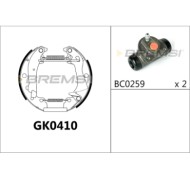 GK0410.JPG Kit Ganasce Freno Posteriore Fiat 131 Familiare/panorama 131 132 Seat 124 132 Gk0410 Bremsi