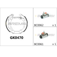GK0470.JPG Kit Ganasce Freno Posteriore Citro-n C-elysee Peugeot 301 Gk0470 Bremsi
