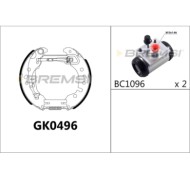 GK0496.JPG Kit Ganasce Freno Posteriore Renault Logan I (ls) Gk0496 Bremsi