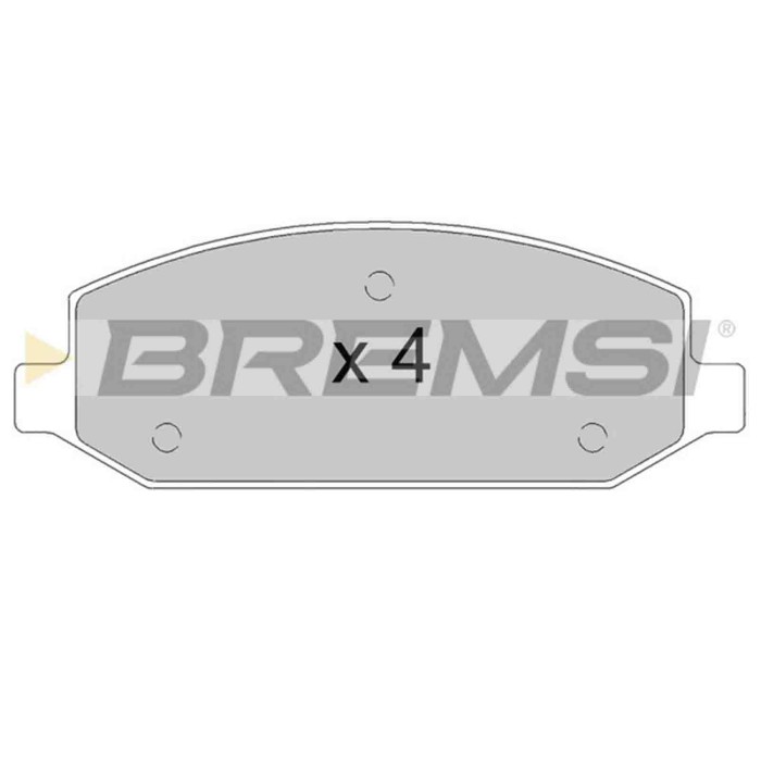 BP3873.jpg Kit Pastiglie Freno Anteriore Chevrolet Generico Bp3873 9041415 S.f. Sumitomo Bremsi