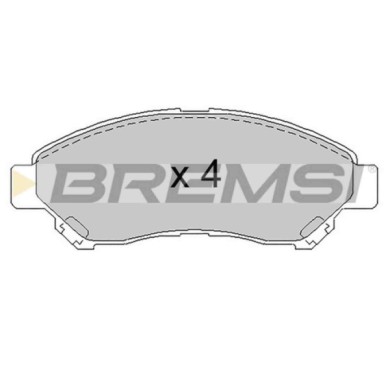 BP3874.jpg Kit Pastiglie Freno Anteriore Toyota Town Ace Autobus Bp3874 04465-bz130 Bremsi