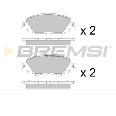 BP3880.jpg Kit Pastiglie Freno Anteriore Toyota Yaris Cross Bp3880 04465-02460 Front S.f. Advics Bremsi