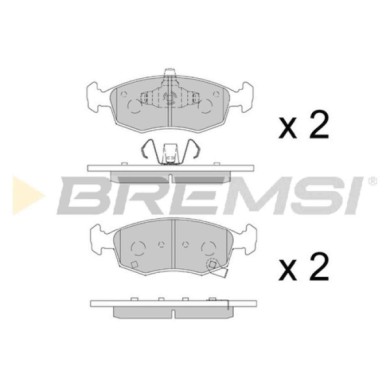BP3891.jpg Kit Pastiglie Freno Anteriore Lancia Ypsilon Bp3891 7 736 866 8 S.f. Ate - Teves Bremsi
