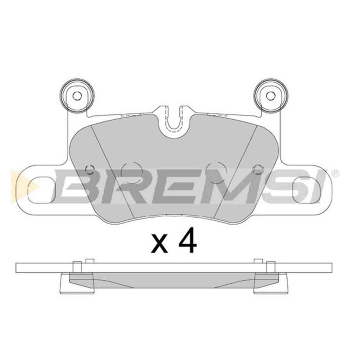 BP3892.jpg Kit Pastiglie Freno Posteriore Porsche 911 Bp3892 992698451a Predisposto Per Contatto Segnalazione Usura S.f. Brembo 