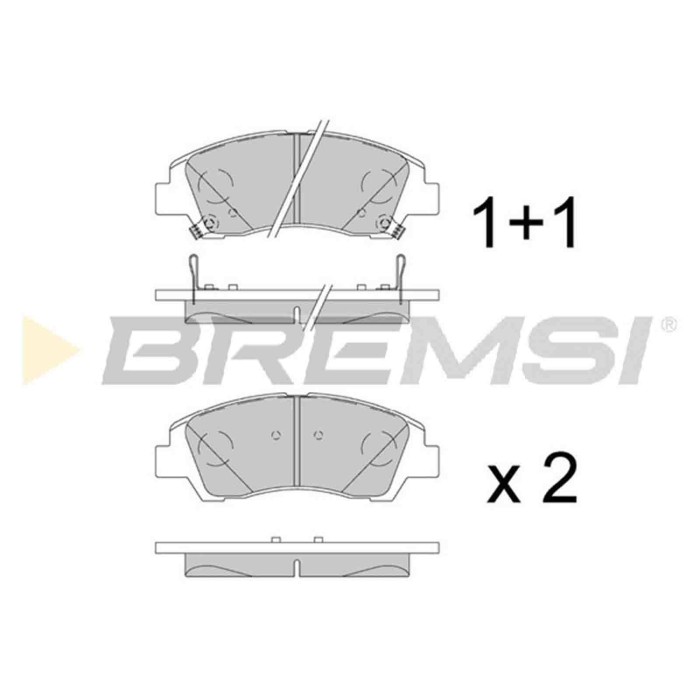 BP3893.jpg Kit Pastiglie Freno Anteriore Hyundai I10 Bp3893 58101-k7a00 S.f. Mando Bremsi