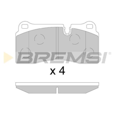 BP3895.jpg Kit Pastiglie Freno Posteriore Bmw 2 Coupú Bp3895 290301 Rear S.f. Brembo Bremsi