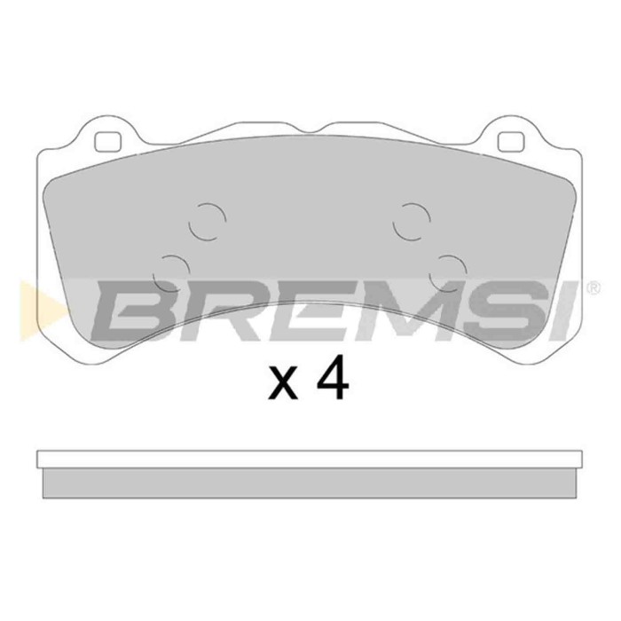 BP3896.jpg Kit Pastiglie Freno Anteriore Volvo V60 I Bp3896 31664689 Non Predisposto Per Contatto Segnalazione Usura S.f. Brembo