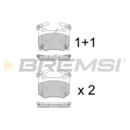 BP3897.jpg Kit Pastiglie Freno Posteriore Genesis G70 Shooting Brake Bp3897 58302-j5a50 S.f. Brembo Bremsi