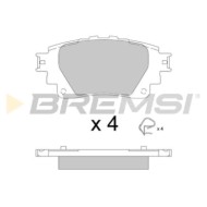 BP3899.jpg Kit Pastiglie Freno Posteriore Toyota Yaris Cross (mxp) Bp3899 04466-02390 Rear S.f. Akebono Bremsi