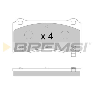BP3900.jpg Kit Pastiglie Freno Anteriore Tesla Model Y Bp3900 8008240-00-a S.f. Brembo Bremsi