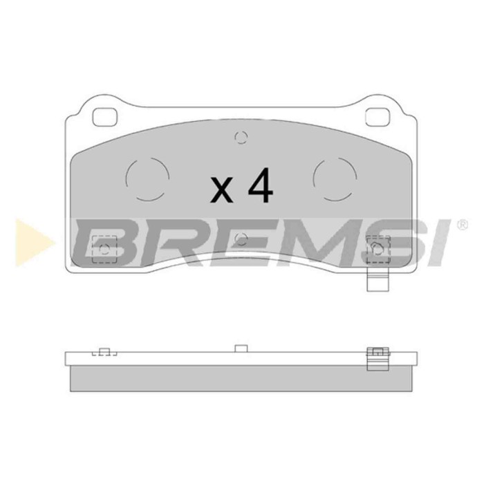 BP3900.jpg Kit Pastiglie Freno Anteriore Tesla Model Y Bp3900 8008240-00-a S.f. Brembo Bremsi