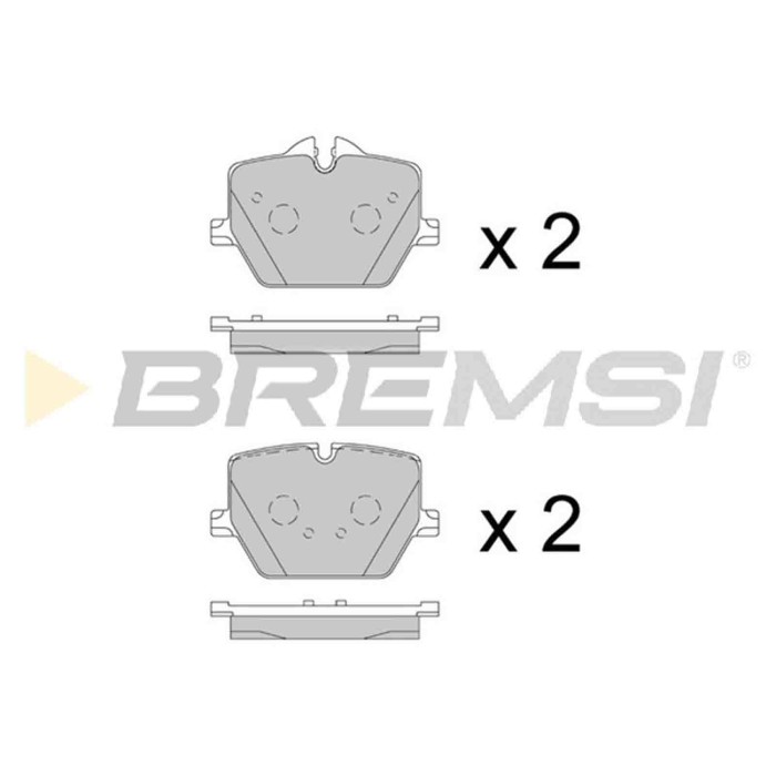 BP3902.jpg Kit Pastiglie Freno Posteriore Bmw 4 Cabriolet Bp3902 34 20 6 888 835 Rear S.f. Trw Bremsi