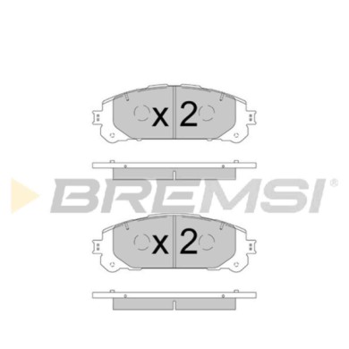 BP3908.jpg Kit Pastiglie Freno Anteriore Suzuki Across Toyota Highlander Bp3908 T04465-4824 Front S.f. Advics Bremsi