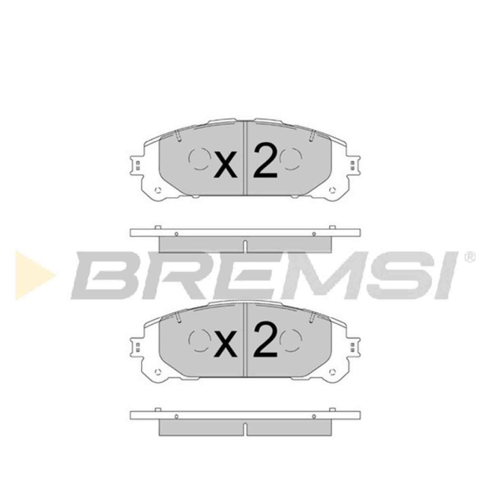 BP3908.jpg Kit Pastiglie Freno Anteriore Suzuki Across Toyota Highlander Bp3908 T04465-4824 Front S.f. Advics Bremsi