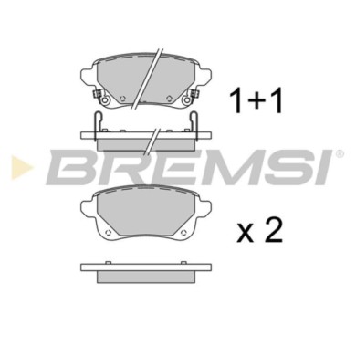 BP3920.jpg Kit Pastiglie Freno Posteriore Renault Captur Ii Talisman Grandtour Zoe Cassone/coda Spiovente Zoe Bp3920 44 06 066 5