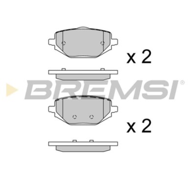 BP3923.jpg Kit Pastiglie Freno Posteriore Renault Captur Ii Megane Iv 2 Volumi/coda Spiovente Megane Iv Grandtour Bp3923 44 06 0