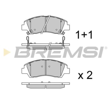 BP3924.jpg Kit Pastiglie Freno Anteriore Hyundai I10 Bp3924 58101-k7a70 S.f. Tbc Bremsi