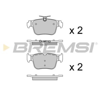 BP3925.jpg Kit Pastiglie Freno Posteriore Audi A3 Limousine (8ys) Bp3925 5wa 698 451 A Rear S.f. Ate - Teves Bremsi