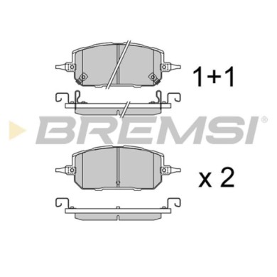 BP3930.jpg Kit Pastiglie Freno Anteriore Mazda Mx-30 Bp3930 Dnyj-33-28z Bremsi
