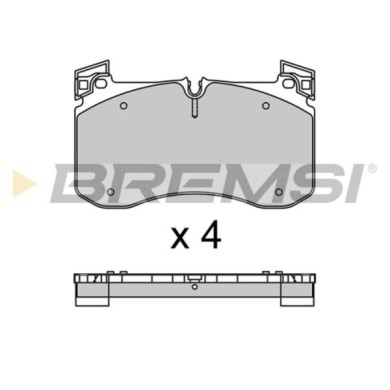 BP3932.jpg Kit Pastiglie Freno Anteriore Mercedes-benz Classe G Gle Gle Coupú Gls Bp3932 000 420 13 03 Front S.f. Brembo Bremsi