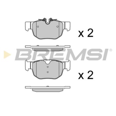 BP3936.jpg Kit Pastiglie Freno Posteriore Jaguar F-pace Land Rover Range Rover Velar Bp3936 Kk8a-2m008-aa Rear S.f. Ate - Teves 