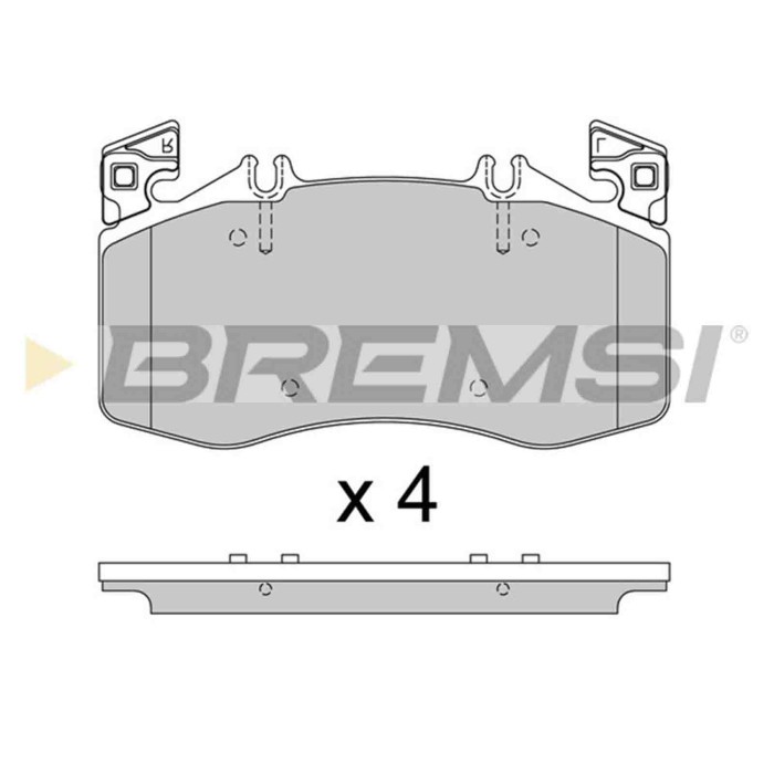 BP3938.jpg Kit Pastiglie Freno Anteriore Mercedes-benz Cla Cla Shooting Brake Classe A Gla Bp3938 000 420 22 03 Front S.f. Bremb