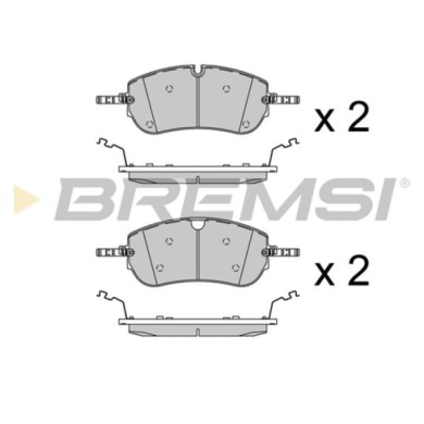 BP3939.jpg Kit Pastiglie Freno Anteriore Jaguar E-pace Land Rover Discovery Sport Range Rover Evoque Bp3939 J9c26726 Front Brems