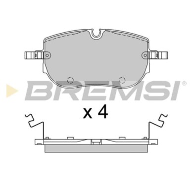 BP3950.jpg Kit Pastiglie Freno Anteriore Audi Q4 Suv (f4b) Bp3950 1ea 698 151 A Con Contatto Segnalazione Usura S.f. Chassis Bra