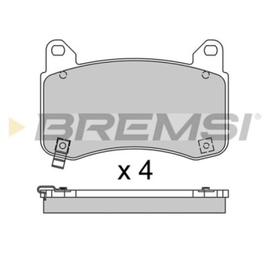 BP3951.jpg Kit Pastiglie Freno Anteriore Tesla Model 3 Model Y Bp3951 800824-200-c S.f. Brembo Bremsi