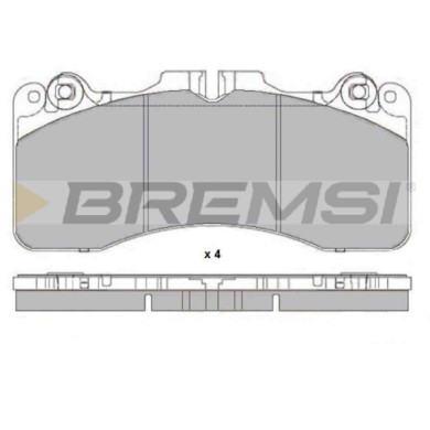 BP3955.jpg Kit Pastiglie Freno Anteriore Lexus Ls Gs Rc Bp3955 044650w150 Con Contatto Segnalazione Usura S.f. Brembo Bremsi