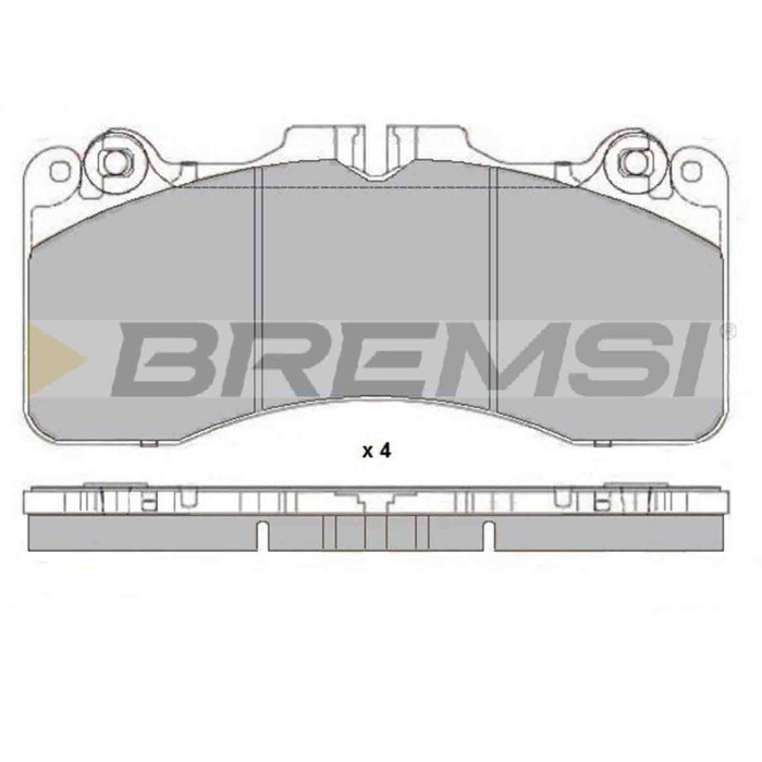 BP3955.jpg Kit Pastiglie Freno Anteriore Lexus Ls Gs Rc Bp3955 044650w150 Con Contatto Segnalazione Usura S.f. Brembo Bremsi