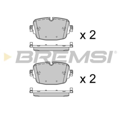 BP3958.jpg Kit Pastiglie Freno Posteriore Audi A6 C8 (4a2) Bp3958 4m0 698 451 K Predisposto Per Contatto Segnalazione Usura S.f.