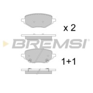 BP3963.jpg Kit Pastiglie Freno Posteriore Mg Mg Zs Suv Bp3963 10489774 Con Contatto Segnalazione Usura S.f. Lucas-trw Bremsi