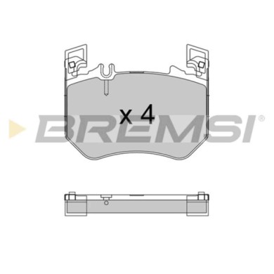 BP3967.jpg Kit Pastiglie Freno Anteriore Mercedes-benz Glc Classe S S-class Bp3967 00 420 07 04 S.f. Brembo Bremsi